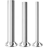 YBSVO 3-Size Stainless Steel Sausage Stuffing Tubes for LEM Stuffers | 3 stainless steel stuffing tubes for compatible LEM sausage stuffers; ideal for making sausages in multiple diameters.