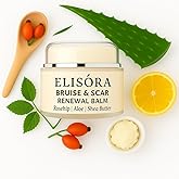 ELISORA Intensive Bruise & Scar Renewal Balm, Natural Botanical Formula with Rosehip Oil, Shea Butter, Aloe, 1 oz