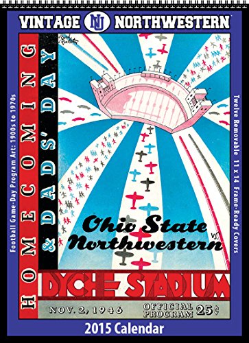 Northwestern Wildcats 2015 Vintage Football Calendar by