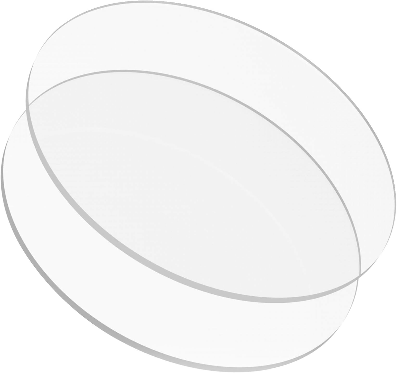 Lacupella Cake Decorating Acrylic Disk For Buttercream Icing Set of 2-3/16" Thickness (10.25" Set of 2)