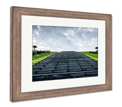 Amazon Com Ashley Framed Prints Ladder To The Border Of Inya Lake
