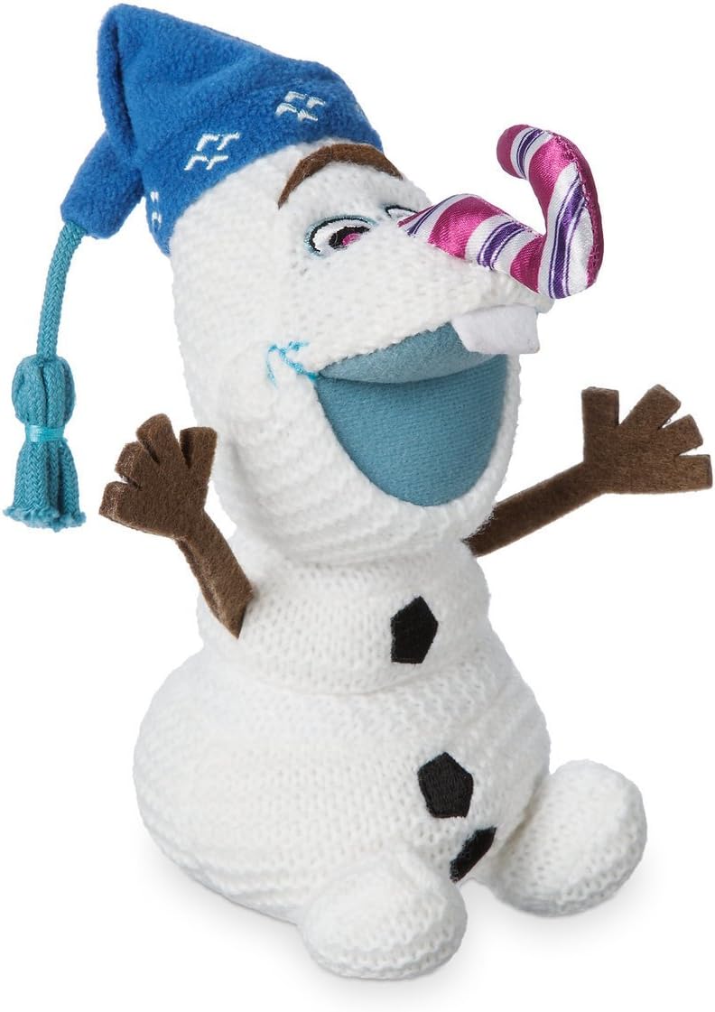 Olaf Plush - Olaf's Frozen Adventure - Small - 7 1/2'' w/ Candy Cane Nose