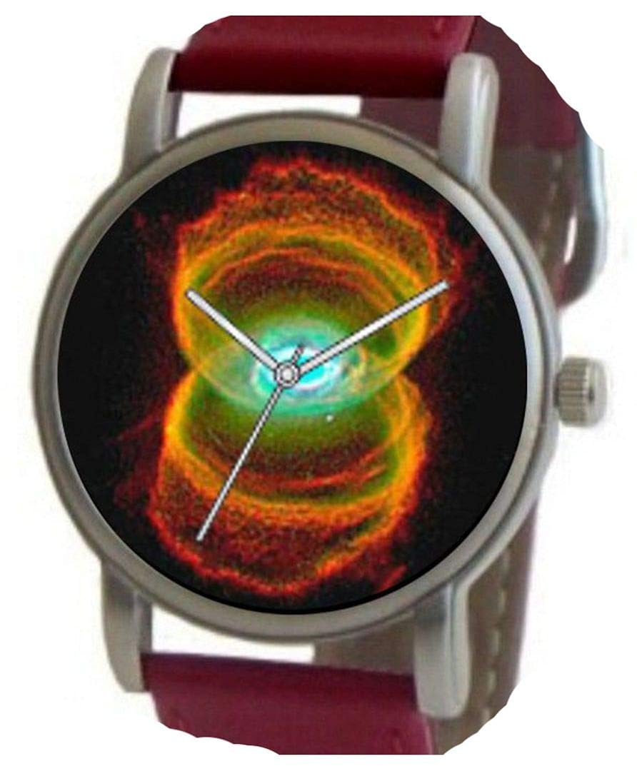 "Hourglass Nebula" is The Hubble Image on The Dial of The