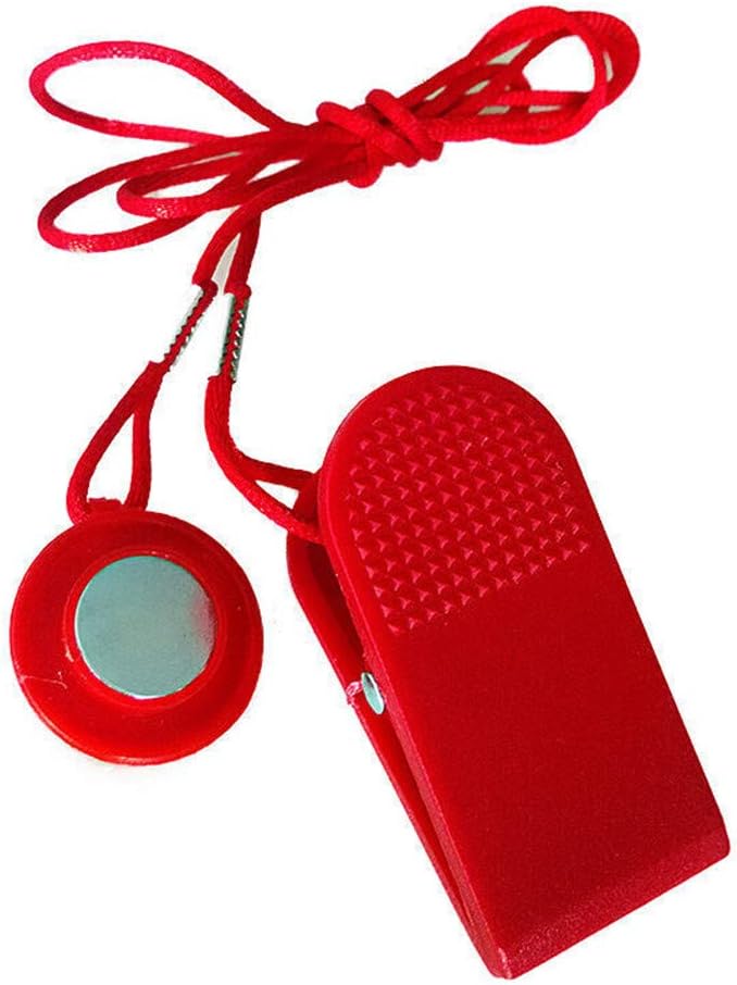 Lot De 2 Clés De Sécurité Tapis Roulant – Aimant Universel – Rouge, 2,8 X 4 Cm – Pour Arrêt D’urgence