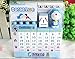 Lovely Cartoons Blocks Puzzle Perpetual Calendar Doraemon