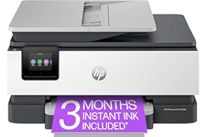 HP OfficeJet Pro 8135e Wireless All-in-One Colour Inkjet Printer, Print, scan, Copy, fax, ADF, Duplex Printing Best for Home 