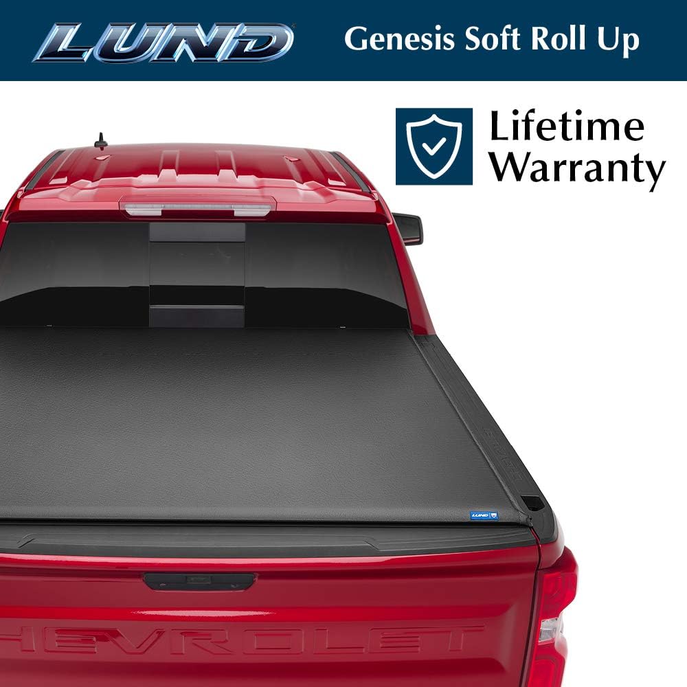 Amazon Com Lund Genesis Roll Up Soft Roll Up Truck Bed Tonneau Cover 96016 Fits 1994 2001 Dodge Ram 1500 2002 2500 3500 8 Bed 96 Automotive