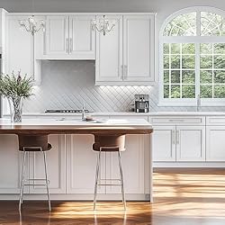 HOME EDIT Brushed Nickel Cabinet Handles 6-1/4 Inch