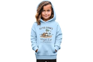 CCHZYSKO Boys and girls Hoodie, Life Funny Letter Graphic Print, Long Sleeve Casual Pullover,Outer Preppy Banks Sweatshirt