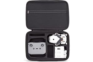 Carrying Case for DJI Lito X1/Lito 1, Waterproof PU Portable Travel Protective Storage Shoulder Bag for RC 2/RC-N3 Remote, Ch