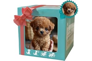 FAFVI 2026 Ai Robot Dog, My Realistic Robot Puppy, RobotPuppy That Acts Like a Real Puppy, for Pet Lovers (Brown-1)