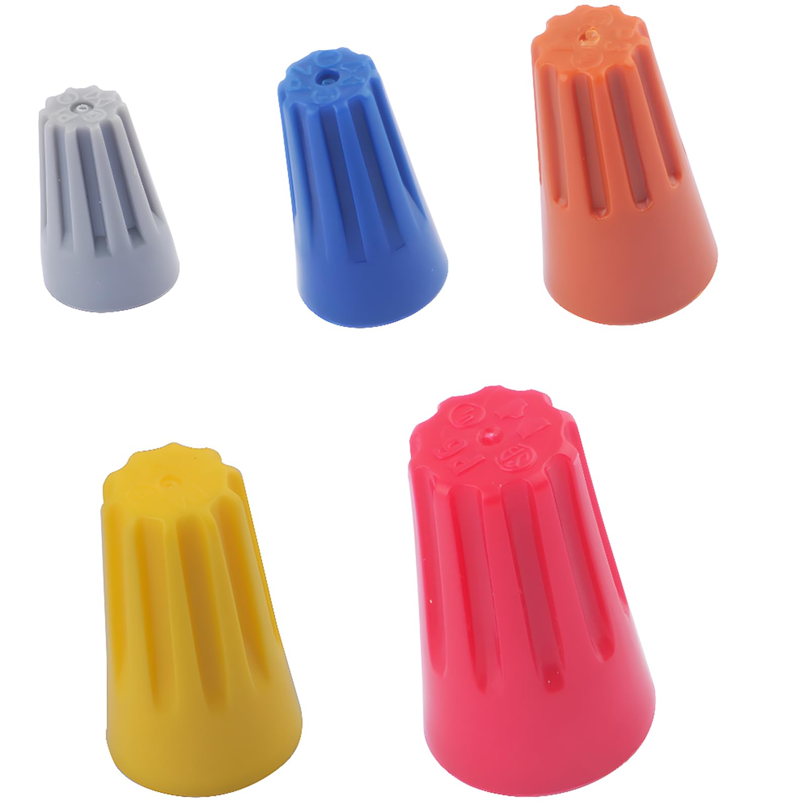 CESFONJER 158 PCS Electrical Wire Connection Screw Twist Connector Cap, with Spring Insert Twist Nuts Caps Connection Assortment Set