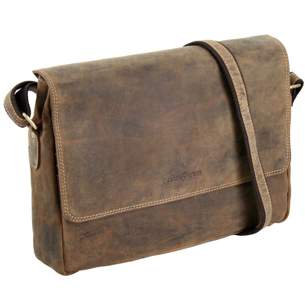 Greenburry Vintage Messenger Bag Leather 34 cm