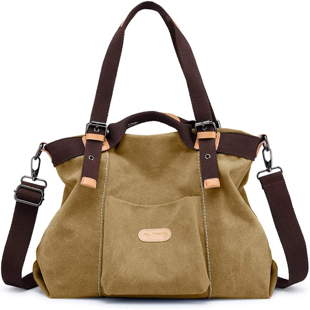 Women Hobo Handbags Canvas Casual Vintage Shoulder bag Daily Purse Tote