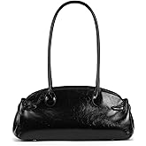 Luxury Shoulder Bag Glazed Leather Handbags for Women Top Handle Hobo Purse Designer Shoulder Handbag