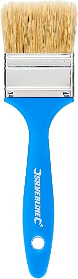 Silverline 50mm 2" Paint Brush Pure Bristles Polymer Handle Zinc Ferrule view 2