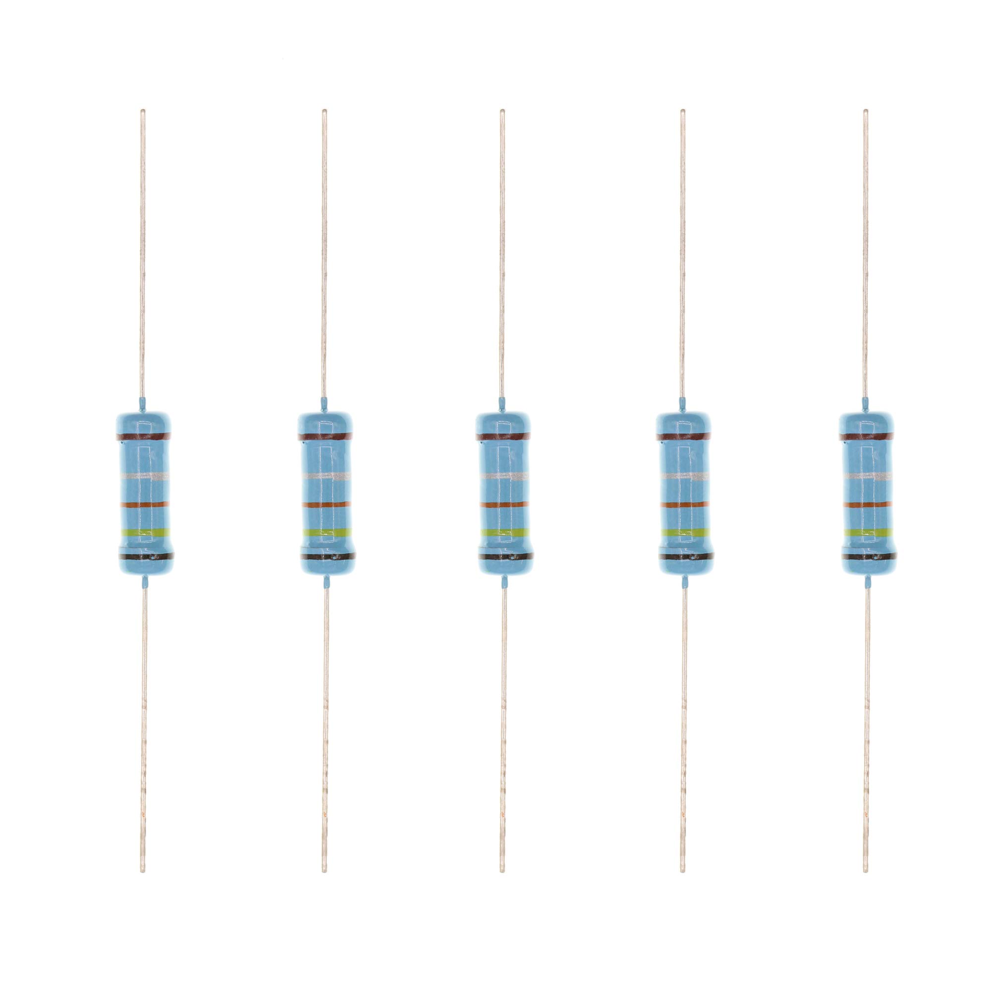 HUABAN 20PCS 3W 3 Watts 0R43 0.43 Ohm 1% Metal Film Resistor