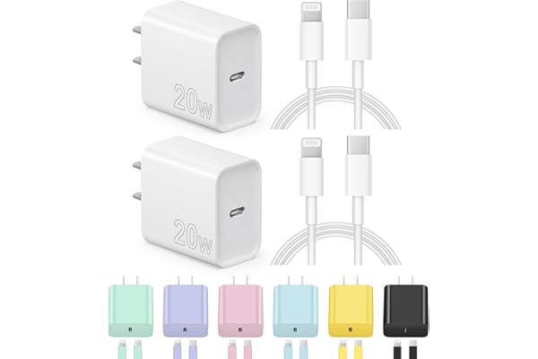 Charger for iPhone Charger Fast Charging 20W USB C Wall Charger with 6FT Super Fast Charger Cable Compatible with iPhone14/14 Pro Max/13/13Pro/12/12 Pro/11,iPad
