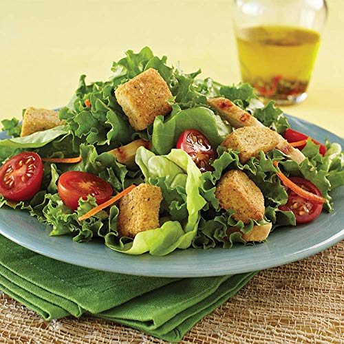 Fresh Gourmet Homestyle Croutons | Seasoned | 2.5 Pound, Pack of 4 | Crunchy Salad Topper