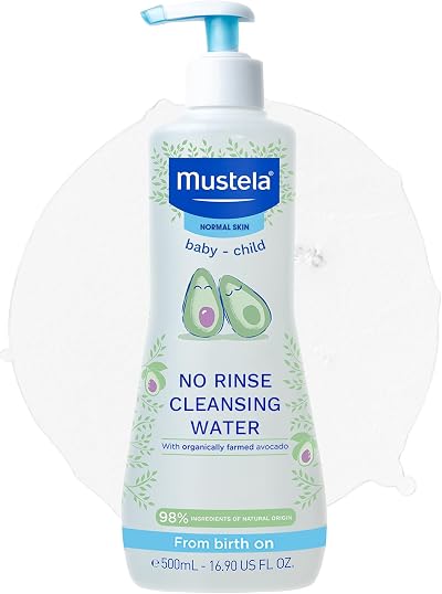 Mustela No Rinse Cleansing Water Baby 500ml Gentle Micellar