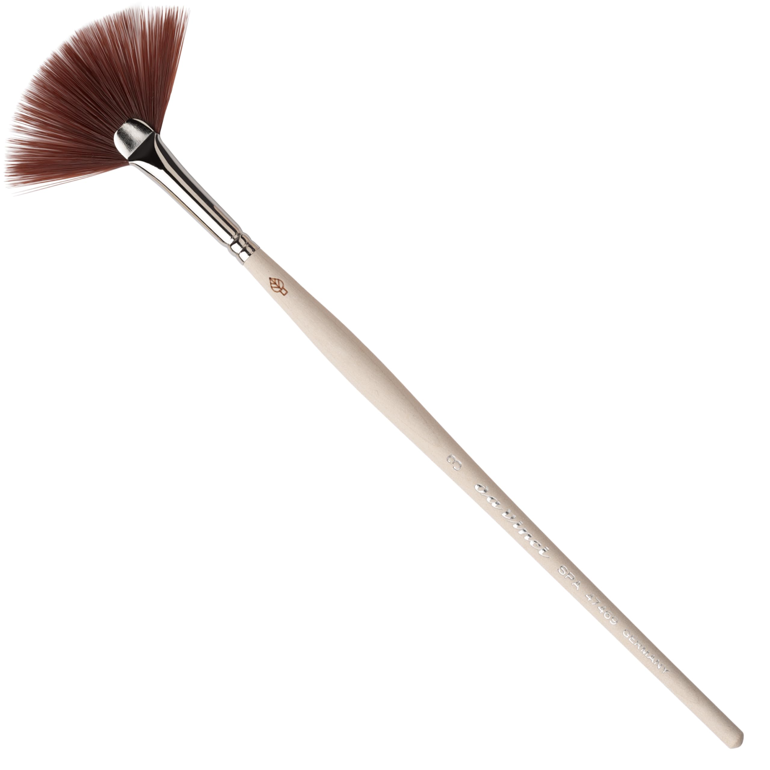 da Vinci MASK FAN BRUSH for face mask, enzymatic peeling, fruit acid peeling / synthetic fibre / handmade in germany