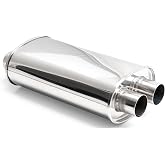 Polished Streetpower Universal Muffler by Vibrant Performance