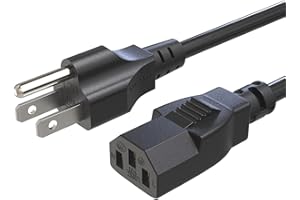 10 Ft AC Power Cord Compatible with Horizon Fitness Treadmills Ellipticals, Universal 3 Prong Power Cable Charger Replacement