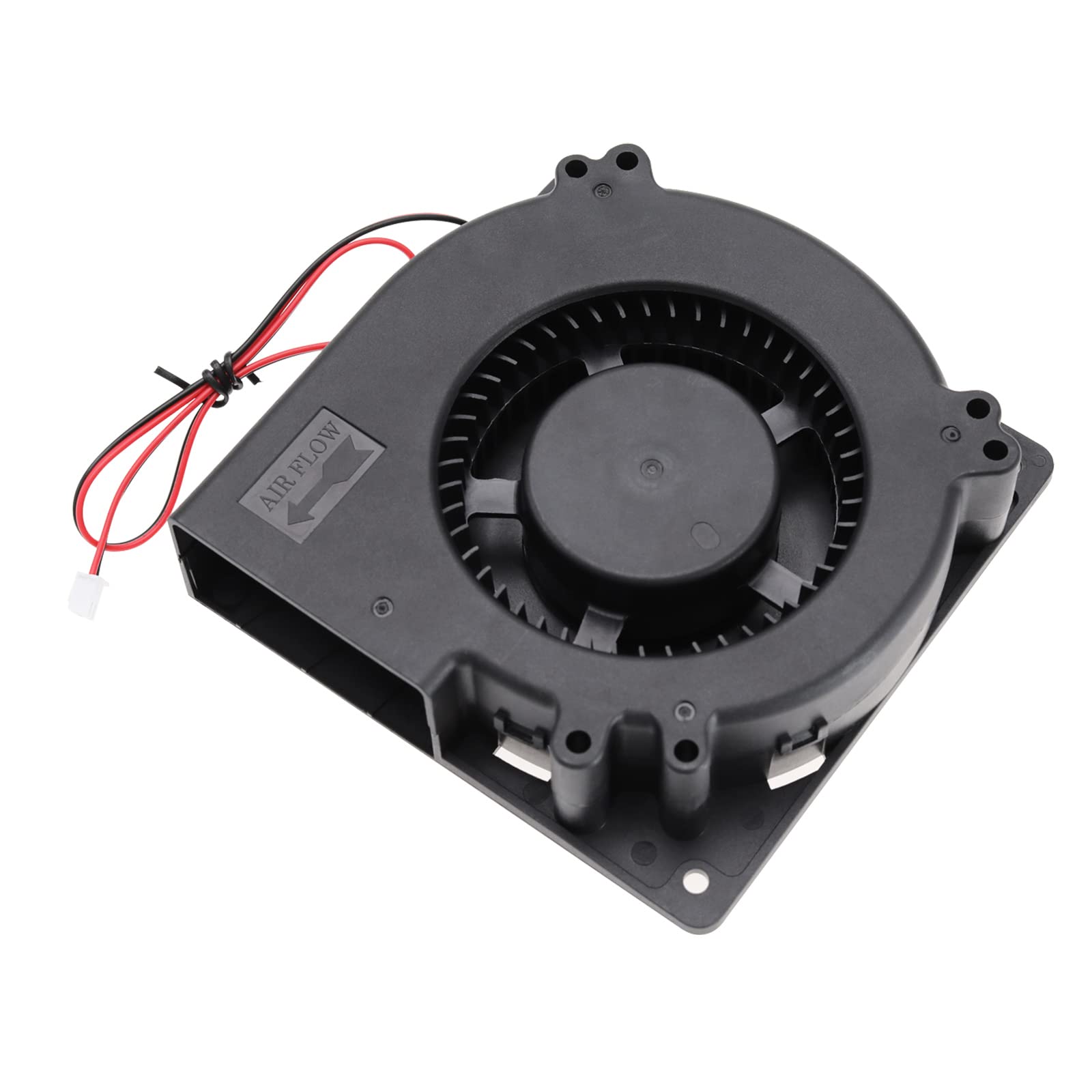 SG Store 12V Blower Fan 120mm Cooling Blower Fan Plastic Turbo Case Fan with 3000 RPM High Speed for DIY Fan Replacement Ventilation Exhaust