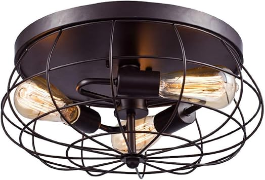 ZHANGYY Accesorios de iluminación Lámpara de Techo Vintage - Ventilador