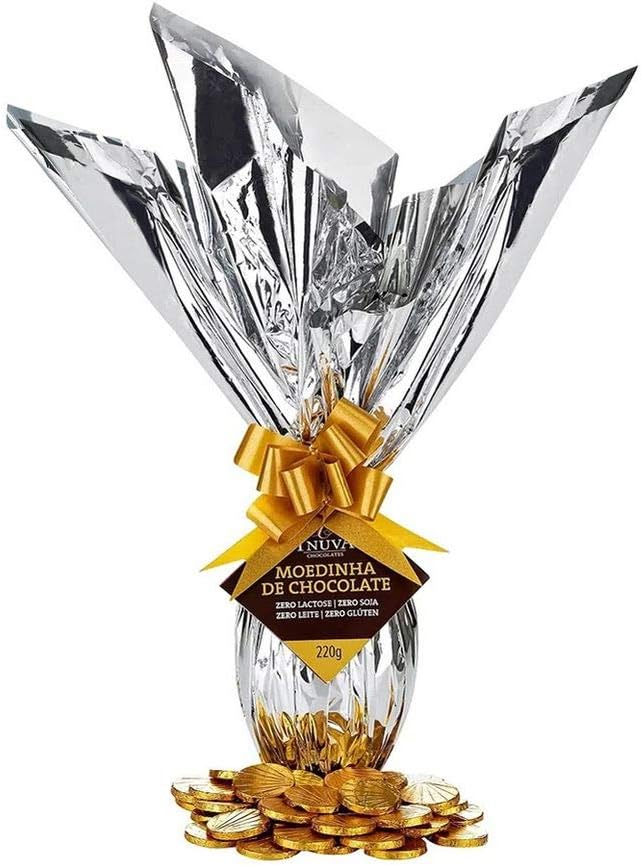 Ovo de Páscoa Tnuva Moedinhas de Chocolate Sem Lactose 220g Marca: Tnuva