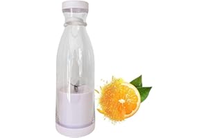 Smoothies Blender | 350ml Cordless Juice Maker Mixer Cup,Personal Blender for Shakes and Smoothies | for Food Processing Oran