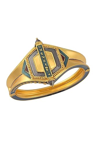 Shiva Mantra Taveez Rawa Enameled Openable Bangle for Women (SHV-HC-011)