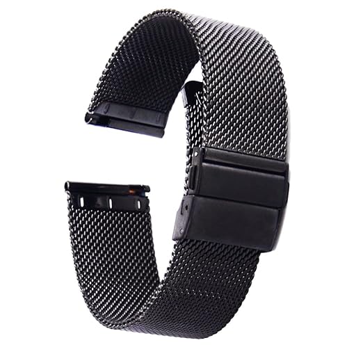 [ZHUGE] Correas de relojes - Nuevo estilo de doble-presión Hebilla de cierre Milanese Mesh Correa de reloj de 18 mm 20 mm 22 mm: Amazon.es: Relojes