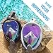 Aleoron - Foldable Full Face Snorkel Mask for Adults and Youth (Women & Men) - Anti Fog Full Face Snorkeling Mask with Action Camera Mount - Dive Mask UV Panoramic 180 Seaview Diving Mask Set
