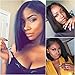 Brazilian Virgin Straight Human Hair Lace Closure 100% Unprocessed Straight Transparent Closure 4x4 Free Part Natural Black Color (8inch)