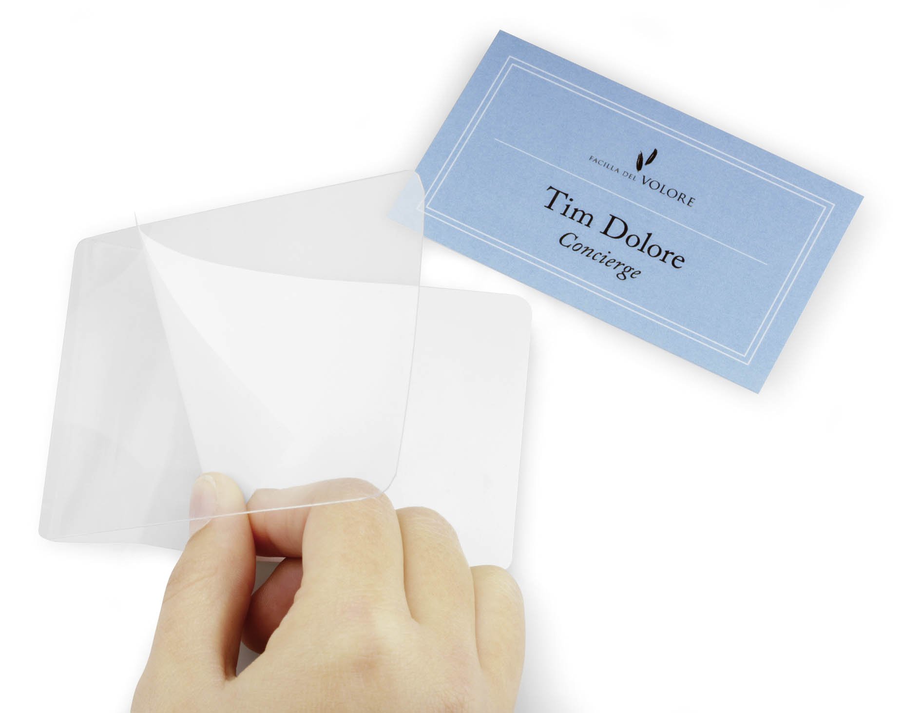 Durable 8230 Self Laminating Badge with Combination Clip (Pack of 25)