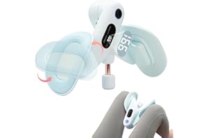 Thigh Master Hip Trainer, QCBF Kegel Pelvic Floor Exerciser 35lb, Home Workout Post-Natal Recovery, Inner Thigh Exerciser, Suitable for Fitness Beginners, Postpartum Exerciser