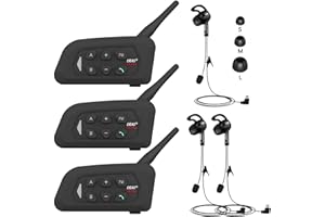 GaiRen Referee Headset, USB C Interface Communication System with Headset Earphone for Volleyball Official Football Soccer Handball (3 Pack)