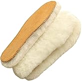 Men's Sheepskin Insoles Super Thick Premium Shoe Insoles,Durable & Extra Fluffy,Men US 12 B(M)