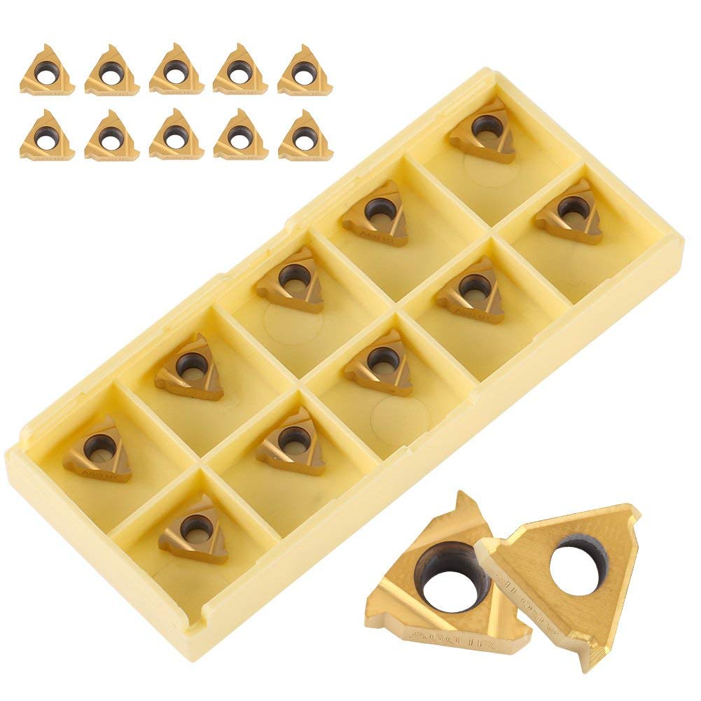 10 piezas de insertos de puntas CNC de carburo cementado insertos de ...