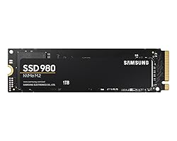 Samsung 980 1TB PCIe 3.0 (up to 3,500 MB/s) NVMe