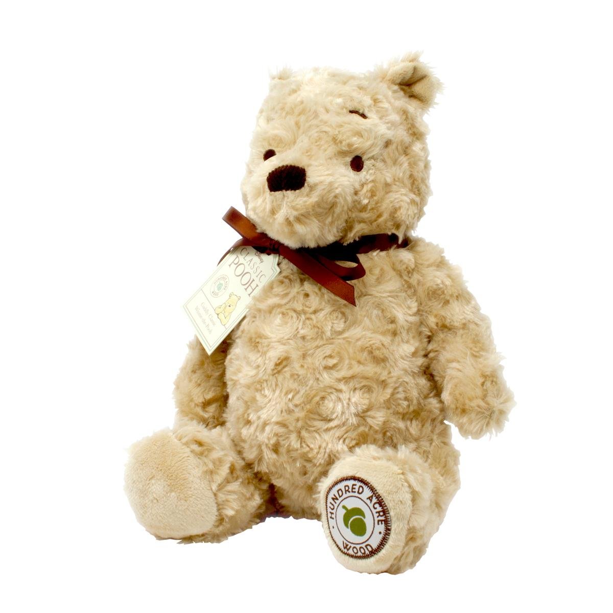 Rainbow Designs DN1463 Cuddly Classic Pooh & Friends Winnie The Pooh Soft Toy-Teddy Bear for Babies and Toddlers, Honey, Wood