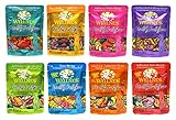 Wellness Healthy Indulgence Grain-Free Wet Cat Food Variety Pack - 8 Original Flavors - 3 Ounces Each (8 Total Pouches)