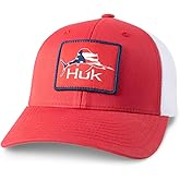 HUK Unisex Kids Trucker Hat, Anti-Glare Snapback Fishing Hat for Kids, Fish Huk - Channel Marker, One Size