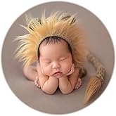 Zeroest Newborn Photography Props Outfits, Crochet Lion Sets for Baby photoshoot Infants Girl Boy Picture Photo Costume