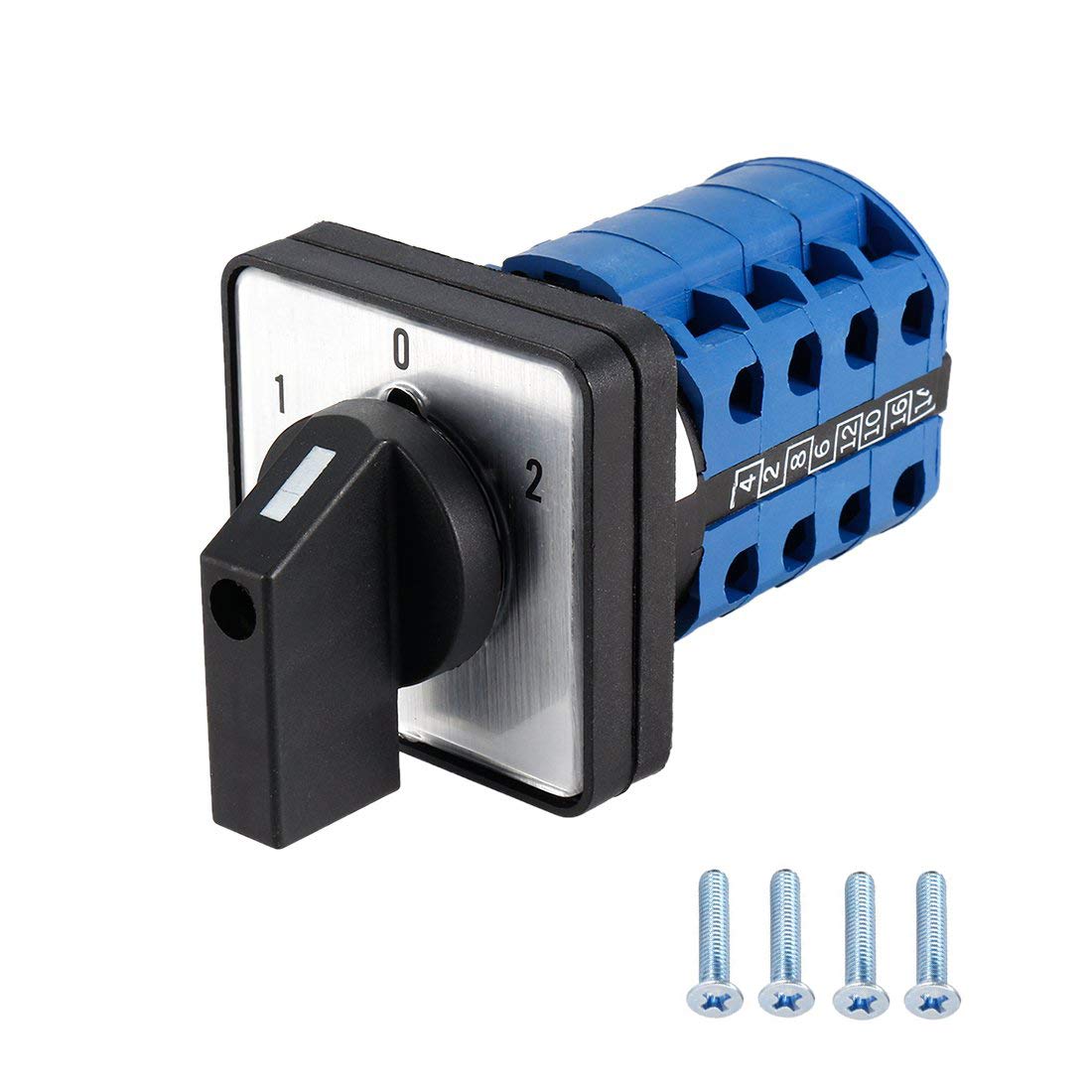 VictorsHome Changeover Selector Switch LW28-20 3 Position 16 Terminals Universal Rotary Cam Latching Switches 550V 20A