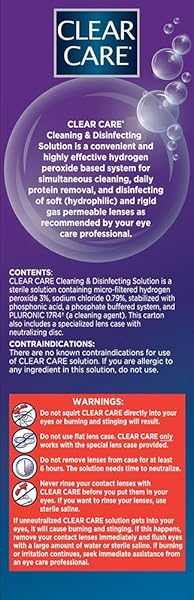 CLEAR CARE CLEANING SOLUTION WITH LENS CASE, TWIN PACK, 12 FL OZ (PACK OF 2)