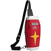 RRISETAG Shield Backpack Anime Accessories Cosplay Backpack Manga Multi Purpose Bag Stylish Ideal Gift for Anime Fans (Red Shoulder Bag)