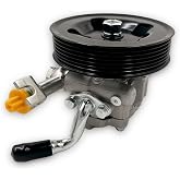 Power Steering Pump With Pulley Fit For Frontier Pathfinder Xterra Equator | ALADICHE Power Steering Pump Fit For 2005-2019 Frontier, 2005-2012 Pathfinder, 2005-2015 Xterra, 2009-2012 Equator 4.0L