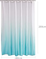 Furlinic Shower Curtain 72x78 in Polyester Waterproof with 12 Hooks White view 6